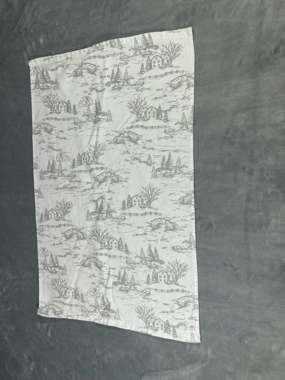 Lauren Ralph Lauren kitchen towel White/Gray Rectangular 30 x 20 in